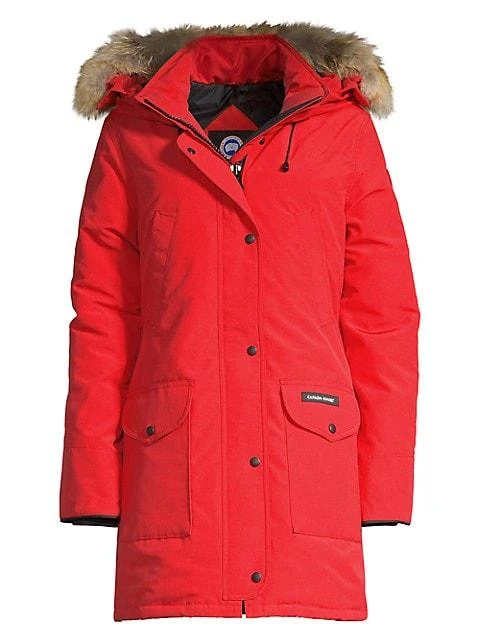 商品Canada Goose|Trillium Coyote Fur-Trim Down Parka 女款羽绒服,价格¥11213,第1张图片