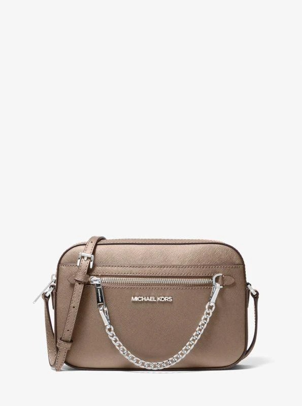 商品Michael Kors|Jet Set Large Saffiano Leather Crossbody Bag,价格¥481,第1张图片