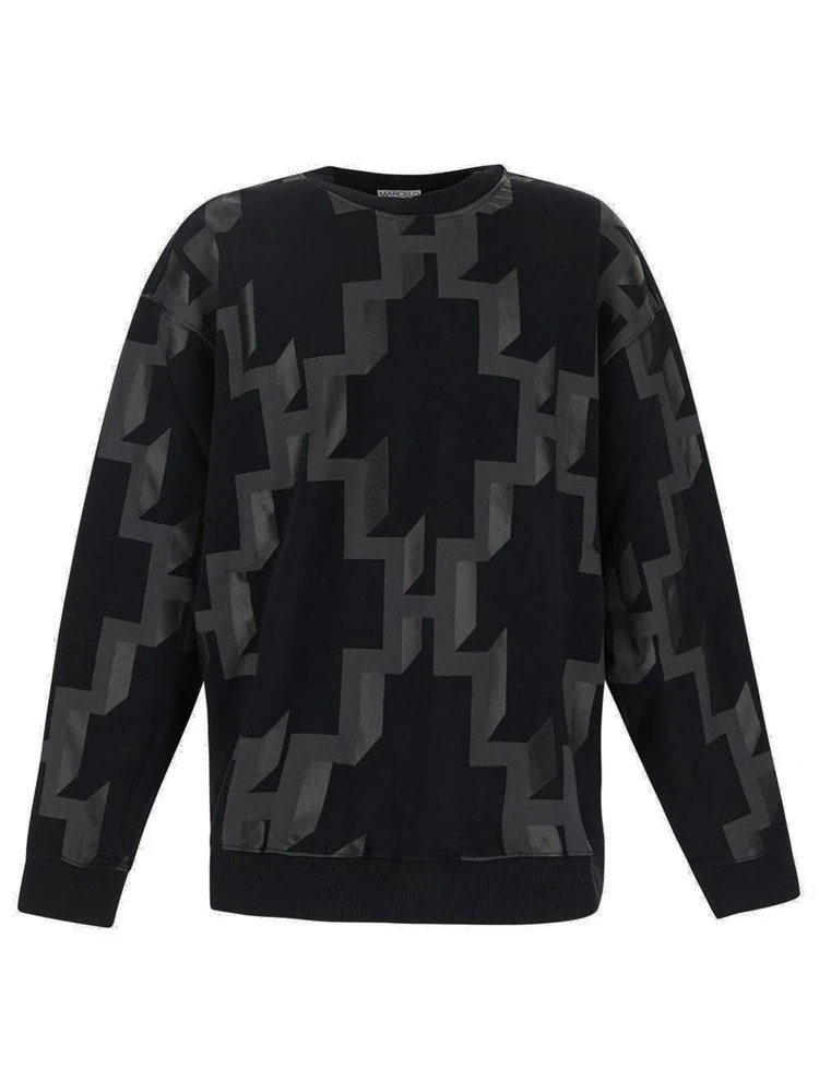 商品Marcelo Burlon|Marcelo Burlon County Of Milan All-Over Cross Crewneck Sweatshirt,价格¥2251,第1张图片