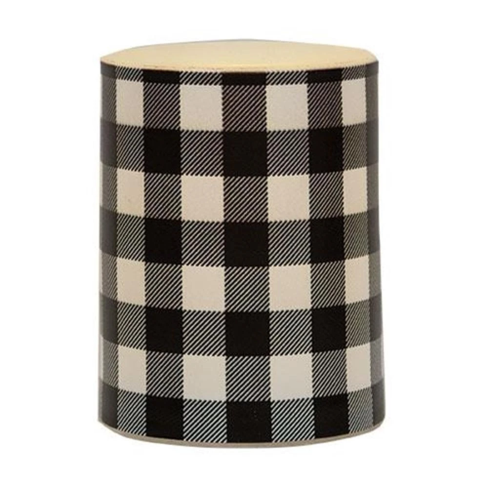 商品HomeGifo|Black Large Check Timer Pillar - 3"x4",价格¥297,第1张图片