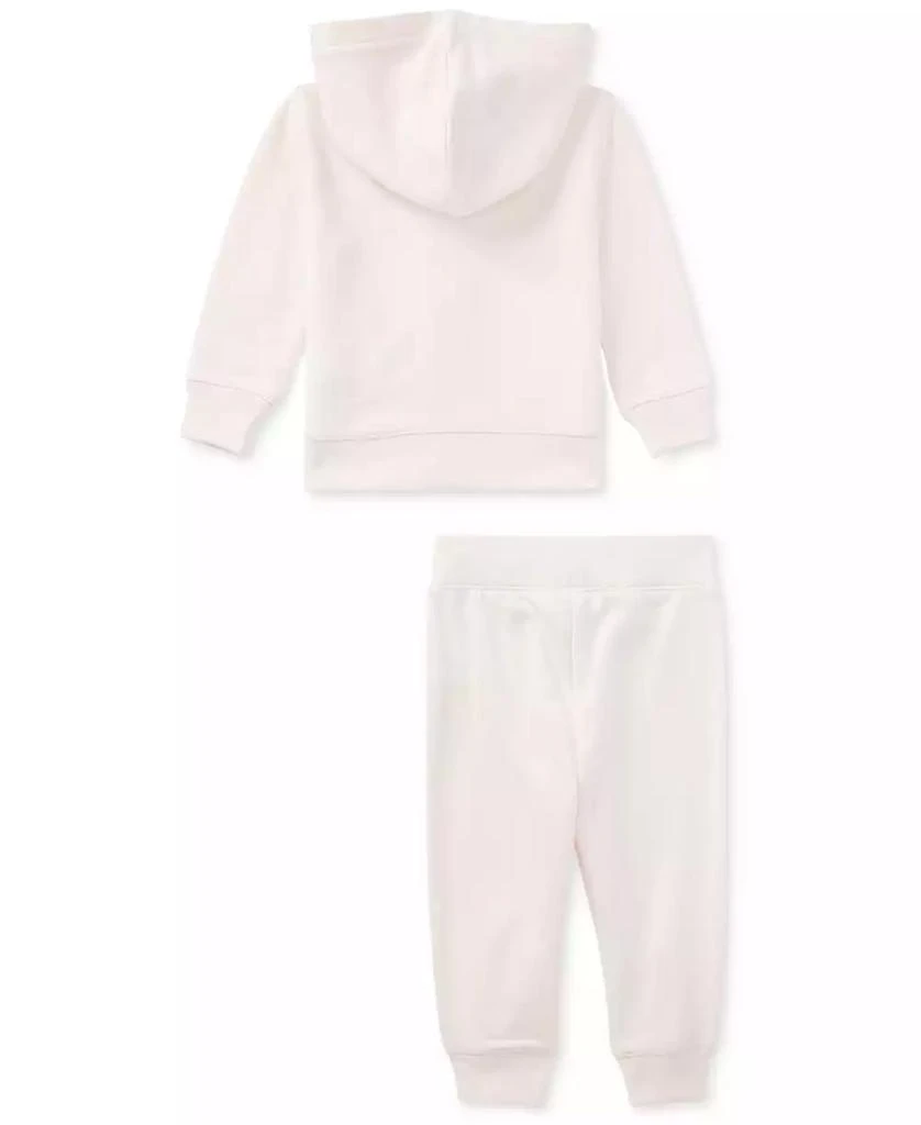 商品Ralph Lauren|Baby Girls Bear Hoodie and Pants Set,价格¥509,第2张图片详细描述