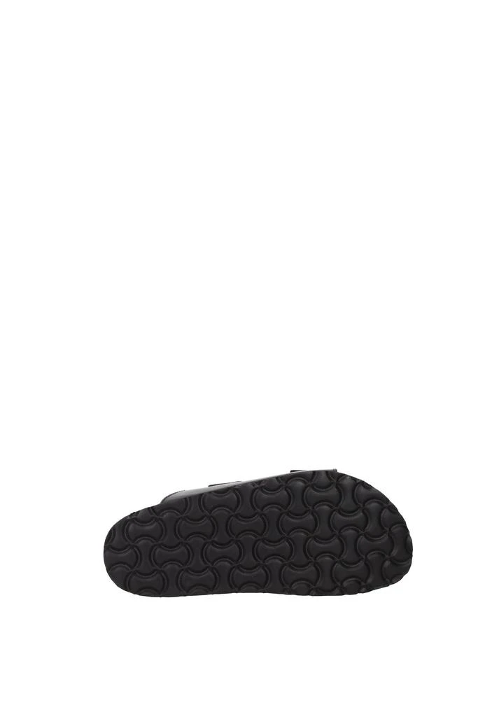 商品Palm Angels|Slippers and clogs Leather Black,价格¥1313,第5张图片详细描述