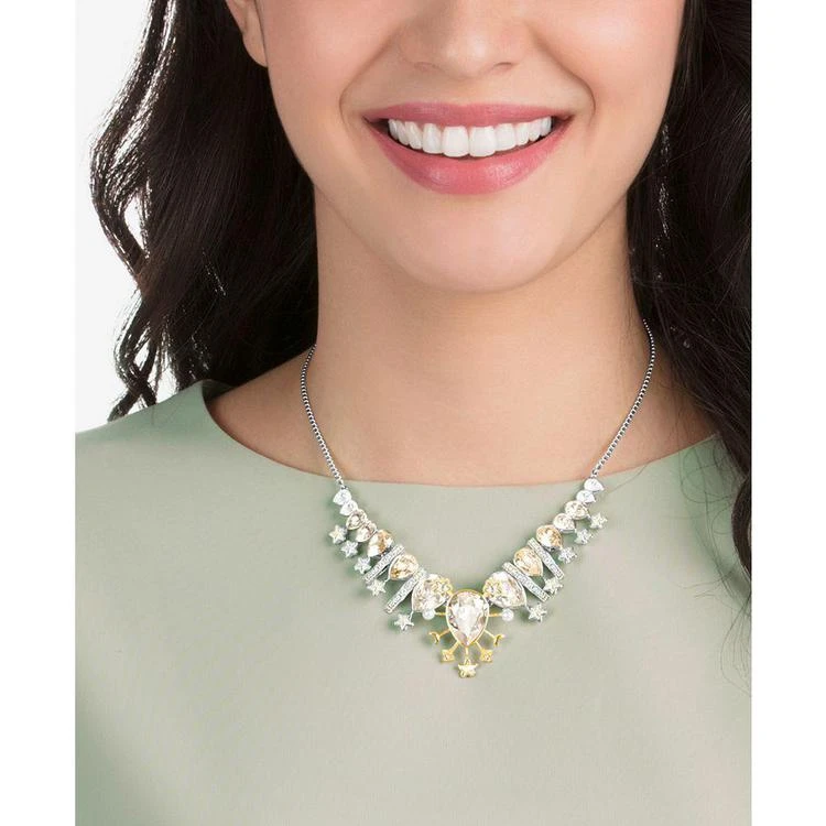 商品Swarovski|Two-Tone Multi-Crystal & Imitation Pearl Star Statement Necklace,价格¥1864,第2张图片详细描述