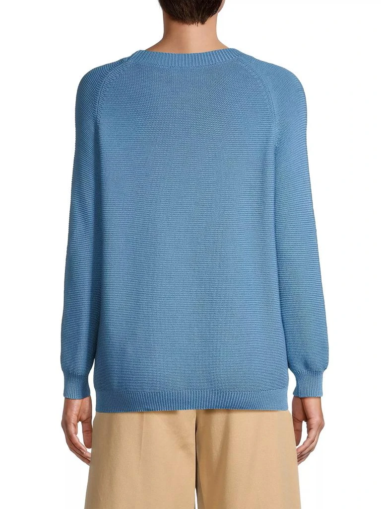 商品Weekend Max Mara|Linz Cotton Crewneck Sweater,价格¥1107,第5张图片详细描述