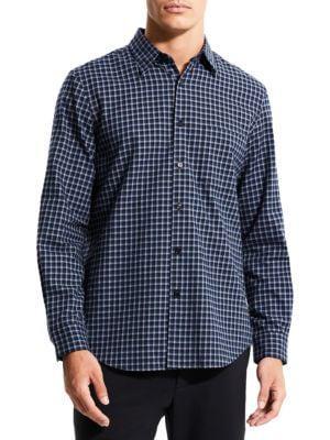 商品Theory|Windham Cotton Twill Long-Sleeve Shirt,价格¥662,第3张图片详细描述