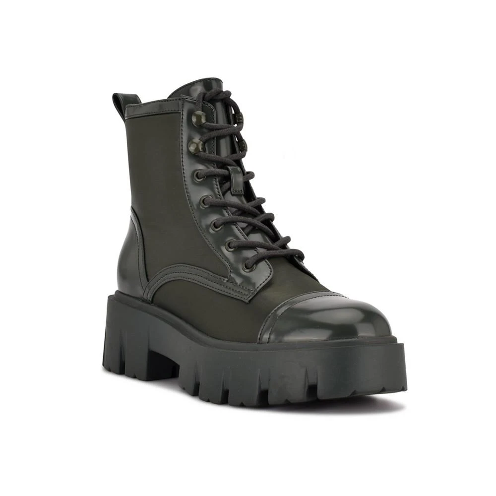 商品Nine West|Women's Obri Lug Sole Lace Up Booties,价格¥373,第1张图片
