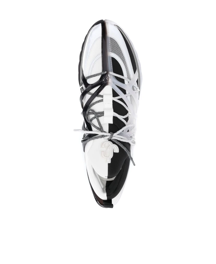 商品Jimmy Choo|Jimmy Choo 男士运动鞋 COSMOSMQYRBLACKWHITEMIX 白色,价格¥2560,第5张图片详细描述