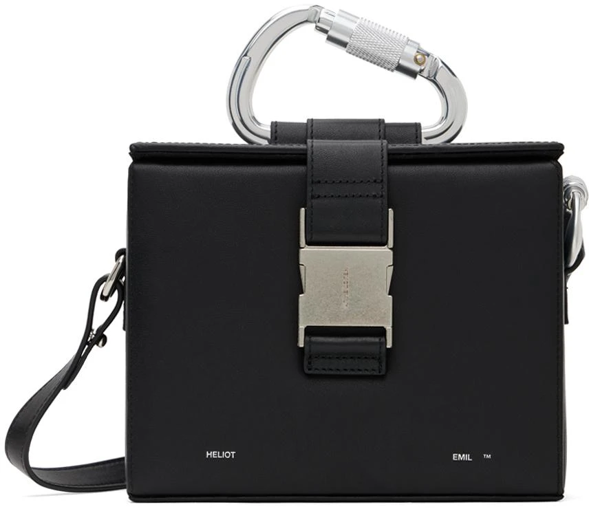 商品Heliot Emil|Black Carabiner Box Bag,价格¥3178,第1张图片
