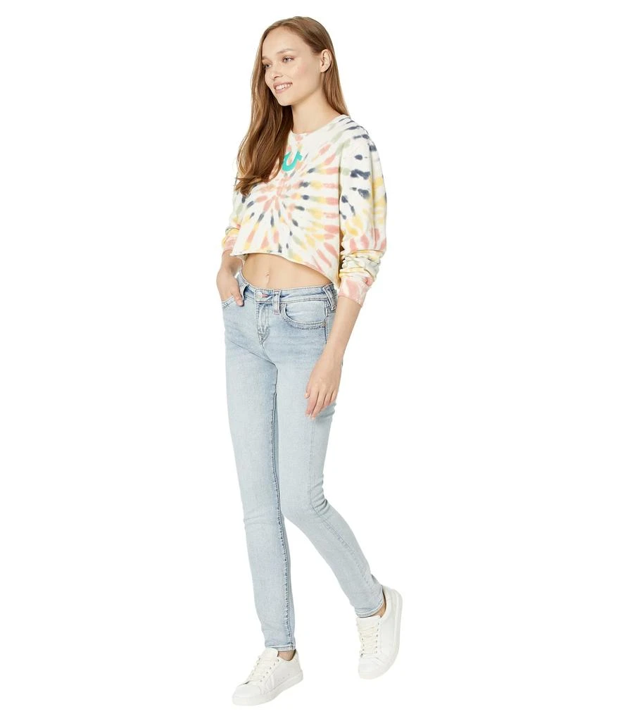 商品True Religion|Tie-Dye Crop Logo Sweatshirt,价格¥203,第4张图片详细描述