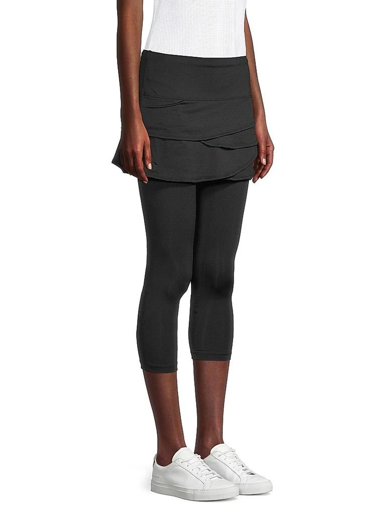 商品Lucky in Love|Scalloped 2-Piece Capri Legging Set,价格¥553,第4张图片详细描述