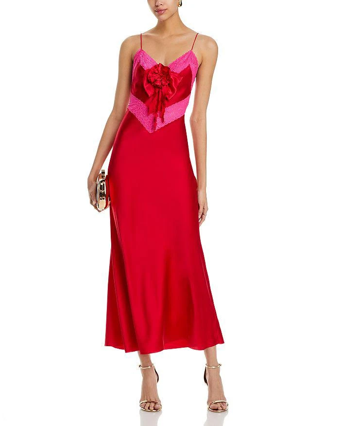 商品LOVESHACKFANCY|Serita Silk Slip Dress,价格¥5161,第3张图片详细描述