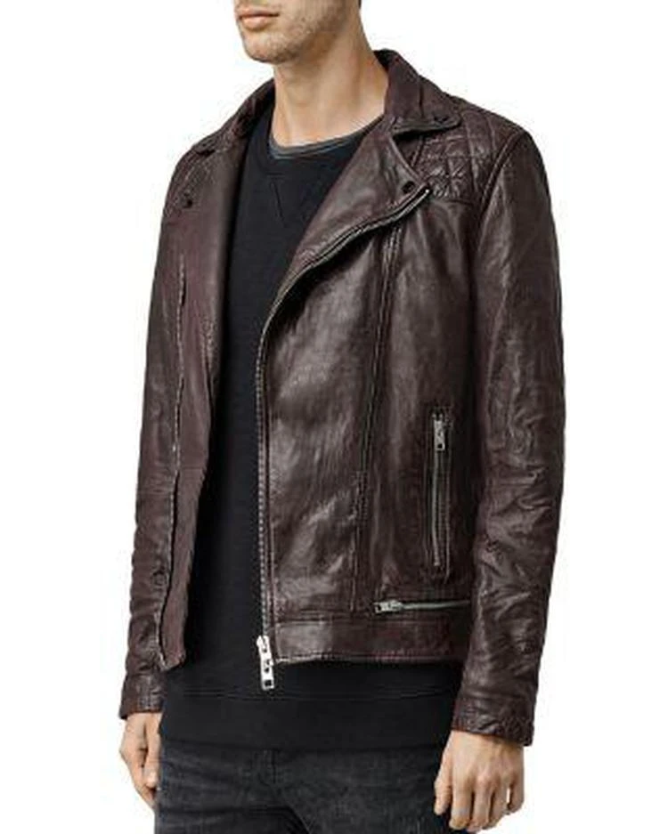 商品ALL SAINTS|Conroy Leather Biker 夹克,价格¥4131,第3张图片详细描述