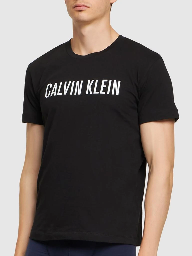 商品Calvin Klein|Logo Print Cotton T-shirt,价格¥426,第1张图片详细描述