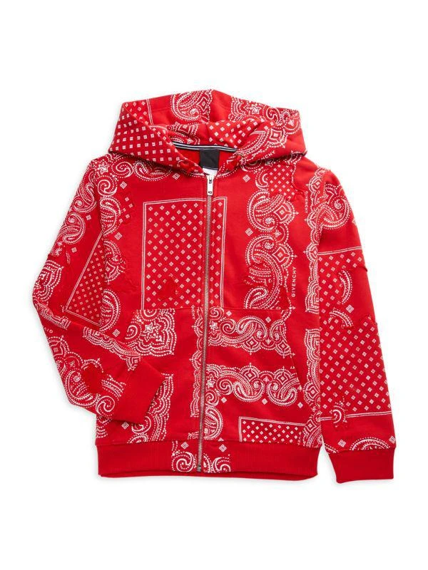 商品Givenchy|Little Boy's & Boy's Handkerchief Hoodie,价格¥1588,第1张图片