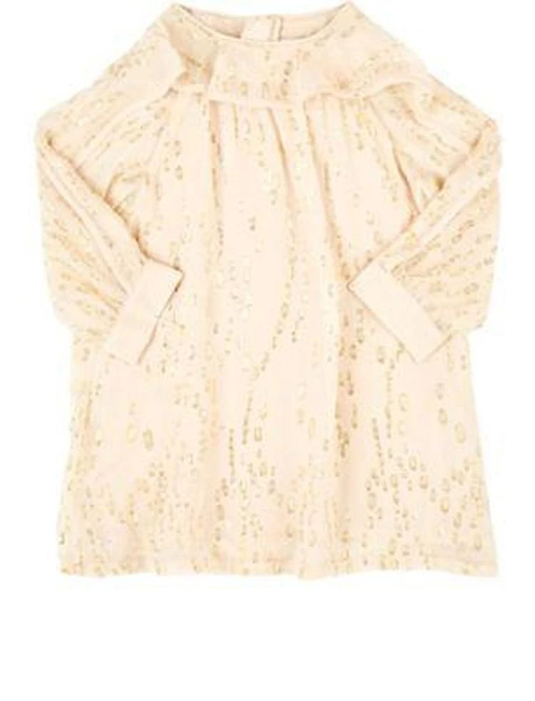 商品Chloé|Dotted Silk Chiffon Shift Dress,价格¥1659,第1张图片