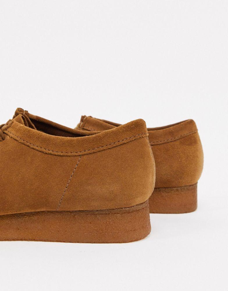 商品Clarks|Clarks Originals wallabee shoes in tan suede,价格¥966,第4张图片详细描述