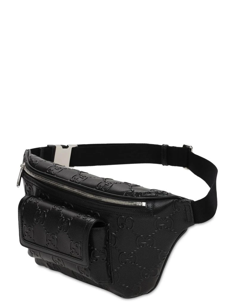 商品Gucci|Gg Embossed Leather Belt Bag,价格¥11214,第3张图片详细描述