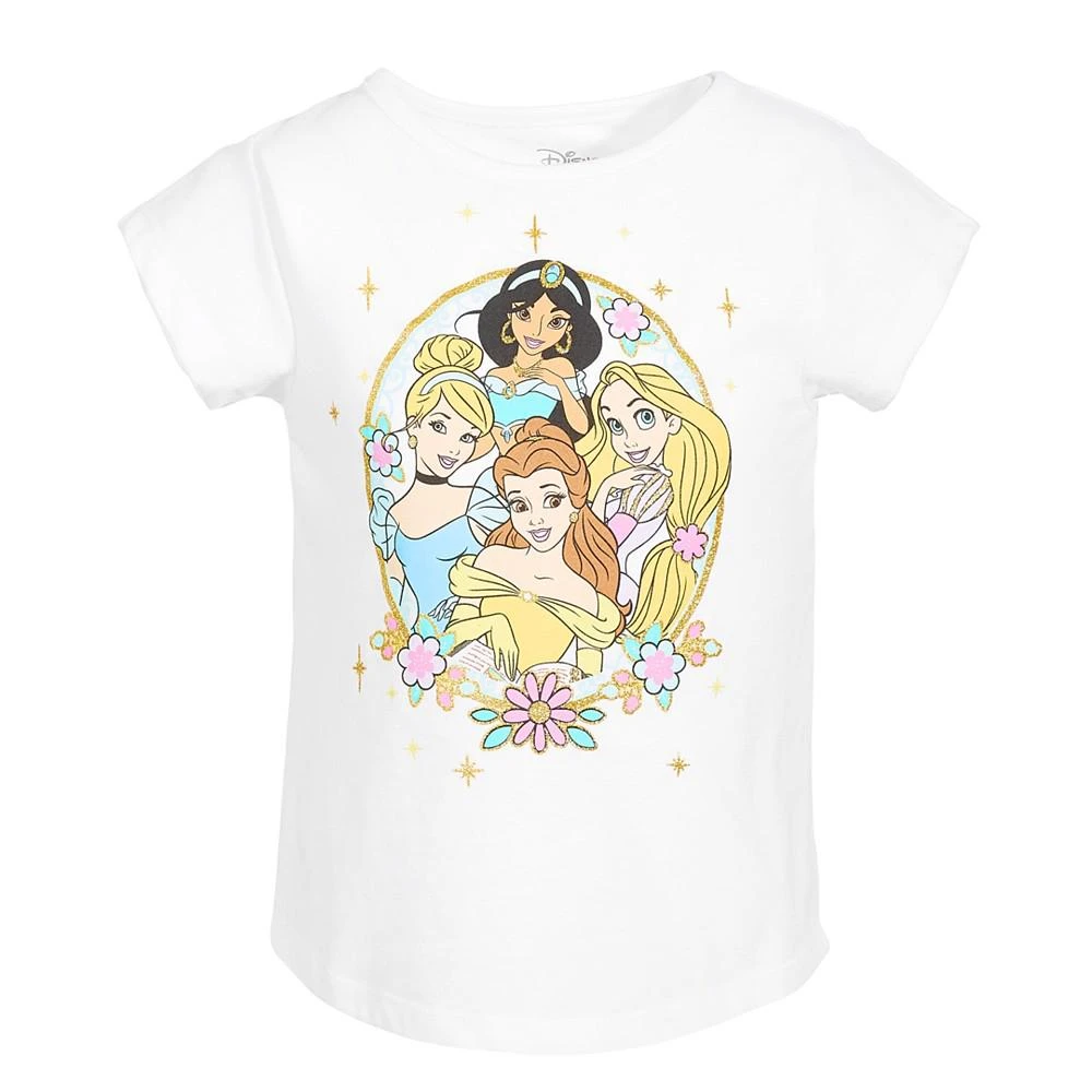 商品Disney|Little Girls Princess Group Short Sleeve T-shirt,价格¥74,第1张图片