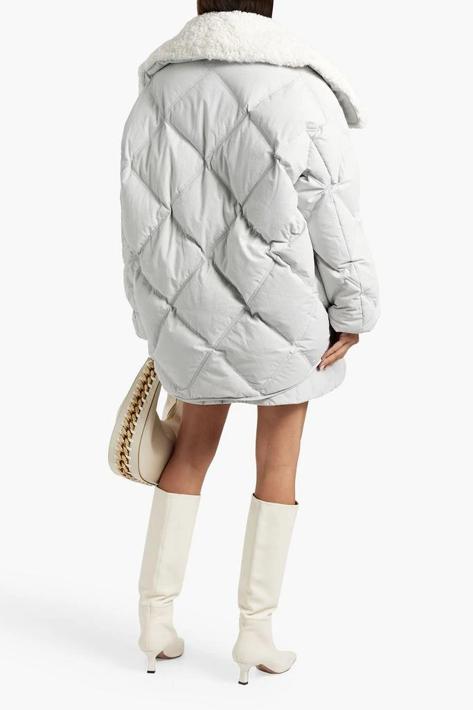 商品IENKI IENKI|Queen J faux shearling-trimmed quilted shell down jacket,价格¥4272,第3张图片详细描述