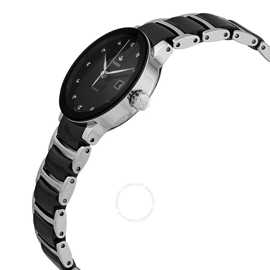 商品Rado|Centrix Automatic Diamond Black Dial Ladies Watch R30009752,价格¥12577,第2张图片详细描述