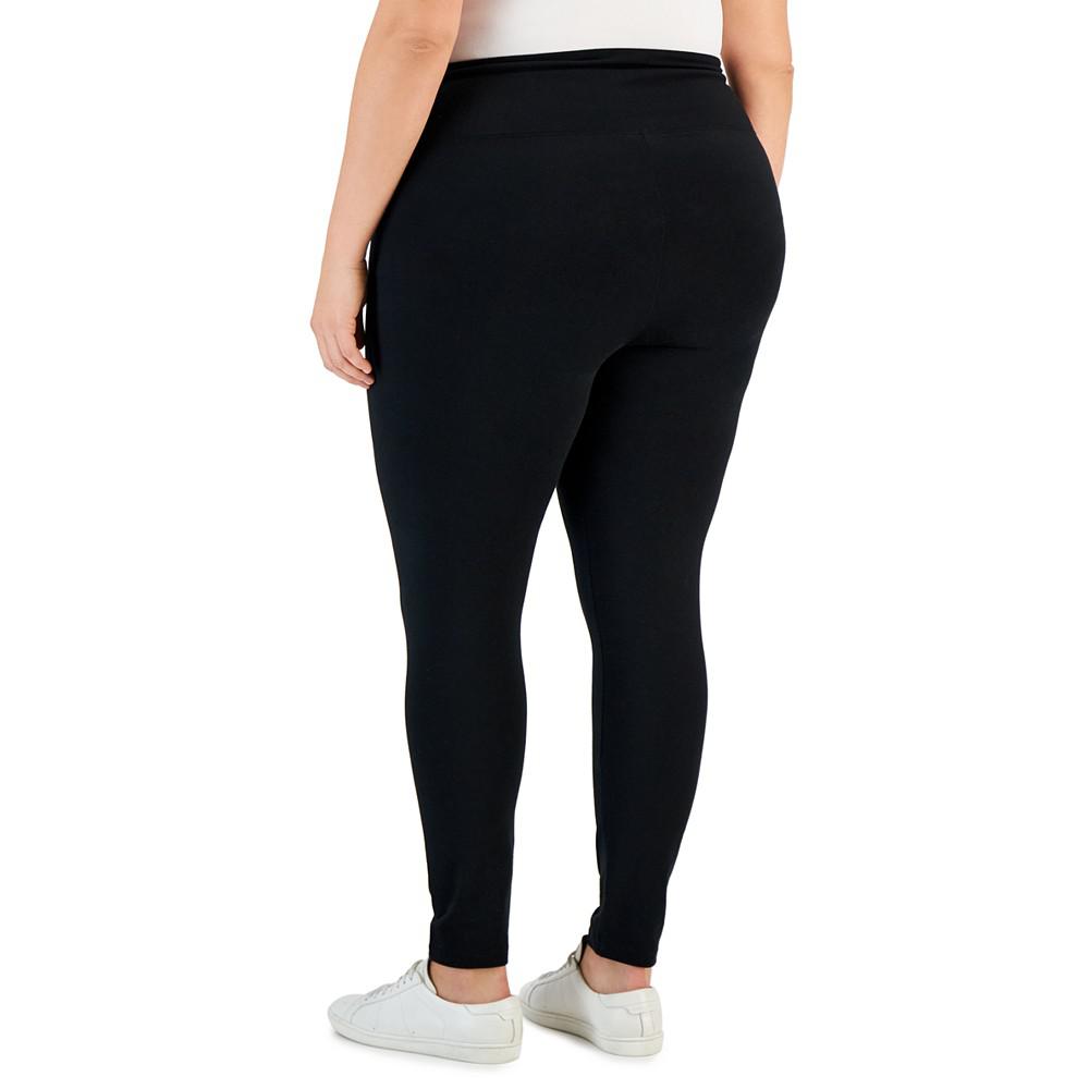 Plus Size High Rise Leggings, Created for Macy's商品第2张图片规格展示