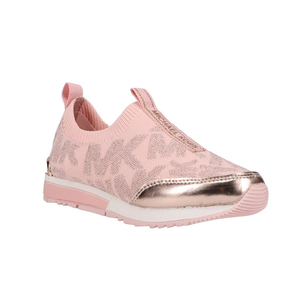 商品Michael Kors|Toddler Girls Allie Sock Logo Slip On Sneakers,价格¥441,第1张图片