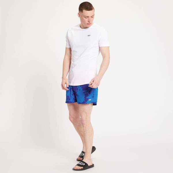 MP Men's Atlantic Printed Swim Shorts - True Blue商品第2张图片规格展示