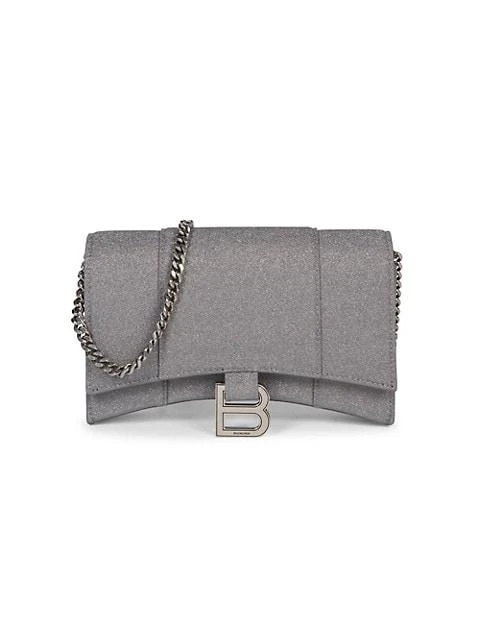 商品Balenciaga|Hourglass Wallet-On-Chain,价格¥10817,第1张图片