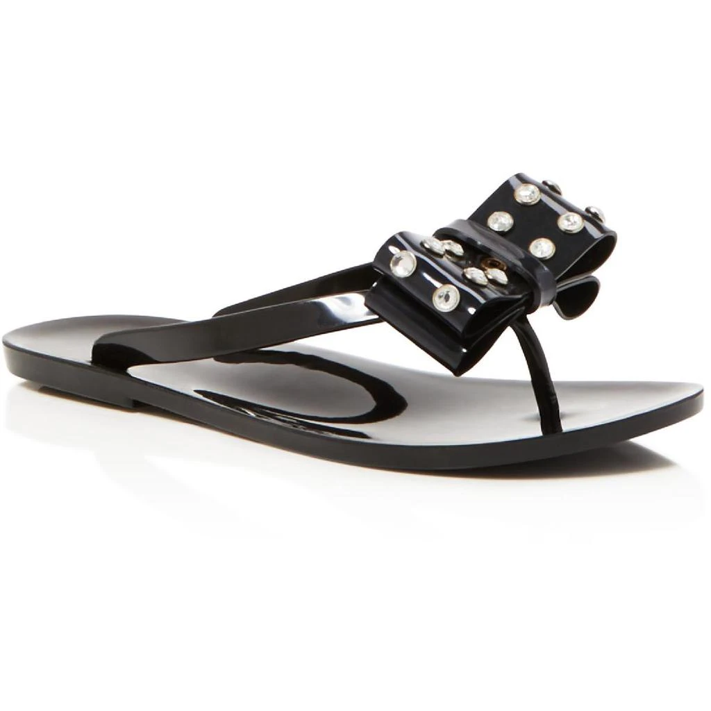 商品Kate Spade|Kate Spade New York Womens Francy Bow Rubber Thong Sandals,价格¥208,第1张图片