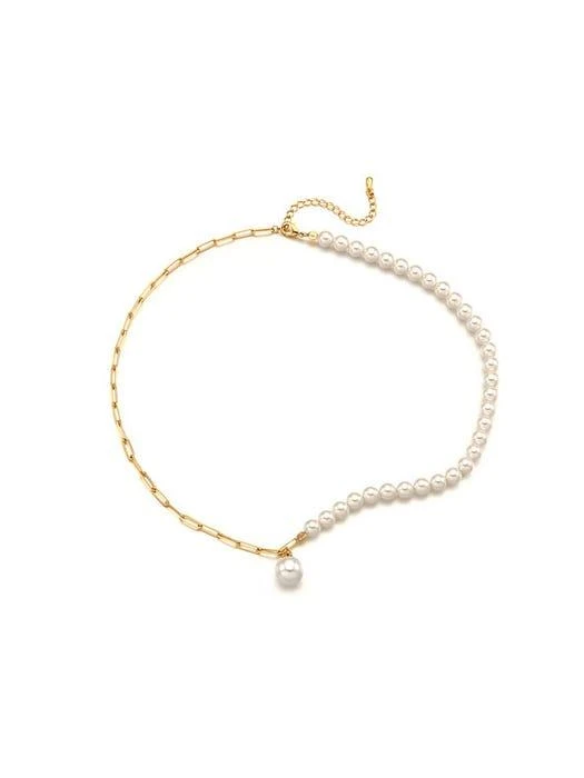 商品ROAJU|Mell Half Pearl Necklace,价格¥433,第3张图片详细描述