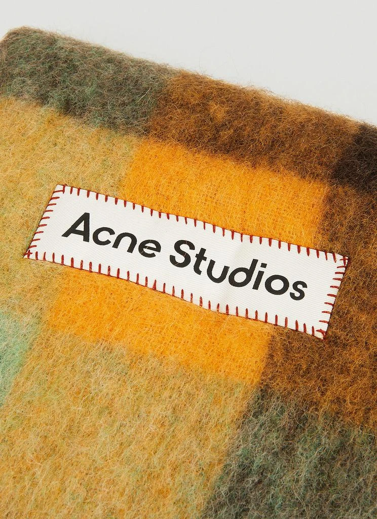 商品Acne Studios|Fringed Check Scarf,价格¥1493,第5张图片详细描述