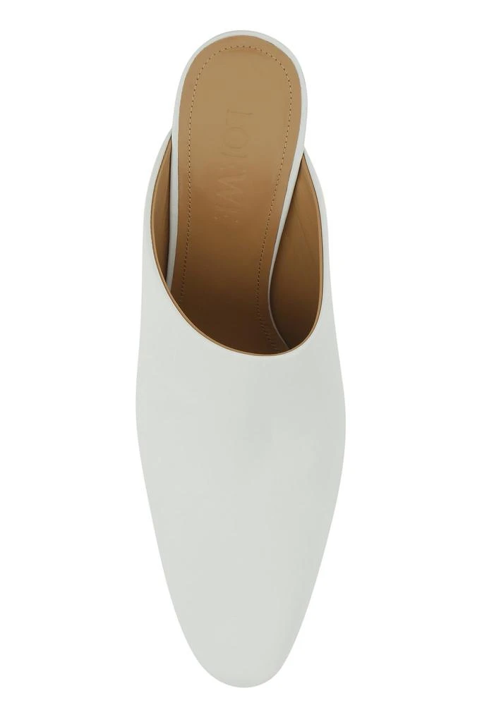 商品Loewe|White leather Drop mules,价格¥4797,第3张图片详细描述