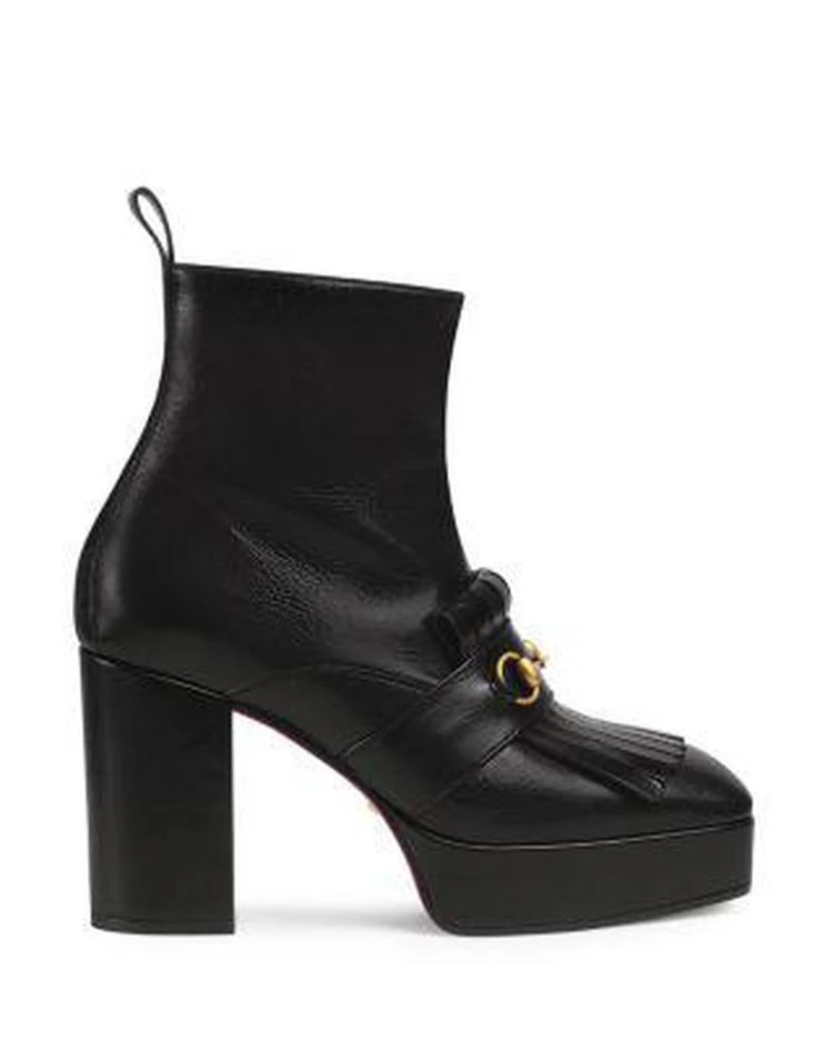 商品Gucci|Novel Platform Booties ,价格¥8604,第2张图片详细描述