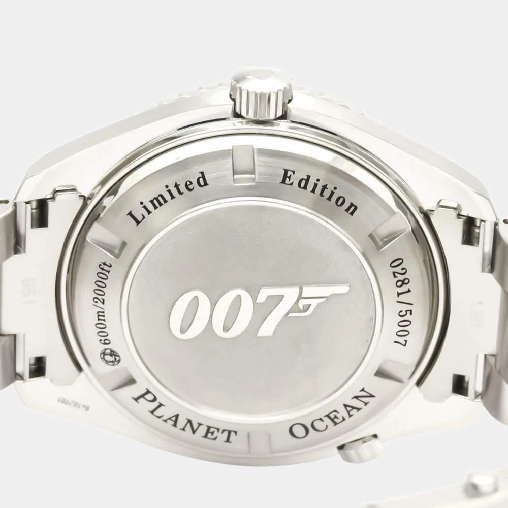 商品[二手商品] Omega|Omega Black Stainless Steel Seamaster Planet Ocean Quantum Solace LE 222.30.46.20.01.001 Men's Wristwatch 45.5 MM,价格¥37879,第3张图片详细描述