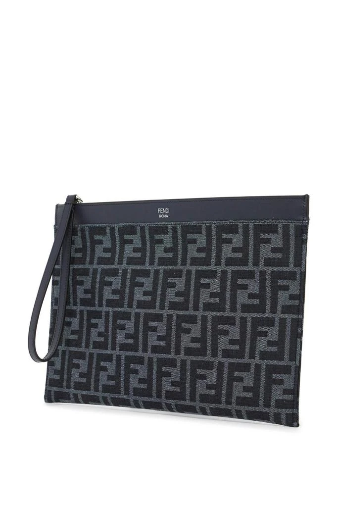 商品Fendi|ff jacquard medium flat pouch,价格¥2227,第3张图片详细描述