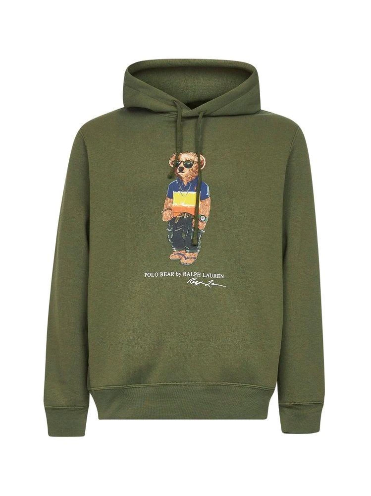 商品Ralph Lauren|Army green cotton blend sweatshirt,价格¥1369,第1张图片