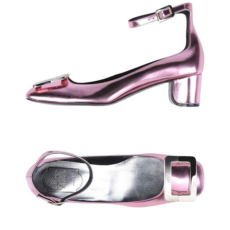 商品Roger Vivier|Roger Vivier 粗跟鞋,价格¥3380,第1张图片