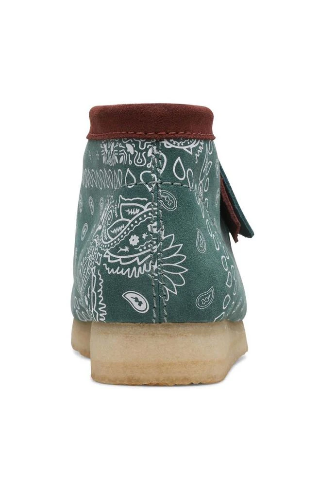 商品Clarks|(26168803) Wallabee Boots - Green Paisley,价格¥601,第5张图片详细描述