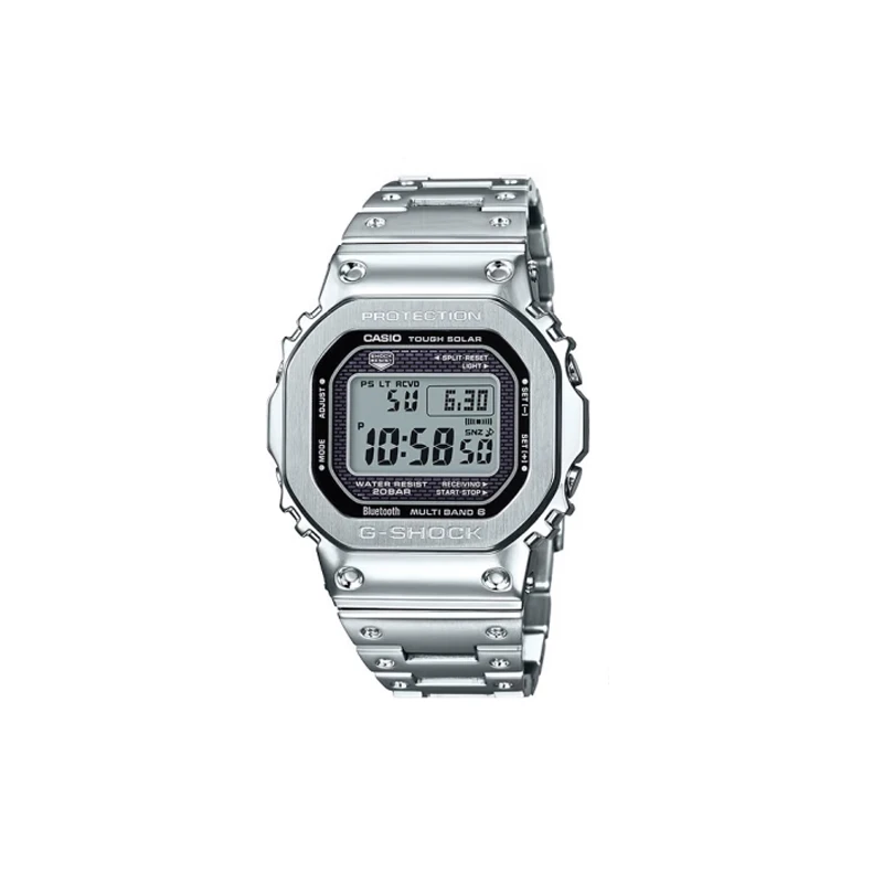 商品Casio|卡西欧（CASIO）G-SHOCK 潮流复古运动电子防水手表男 GMW-B5000D-1PR-银色-GMW-B5000D-1PR,价格¥2357,第1张图片