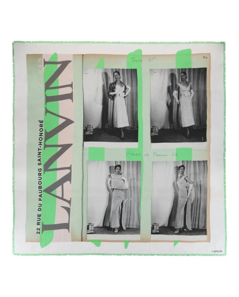 商品Lanvin|Vintage Print Shawl,价格¥1127,第1张图片