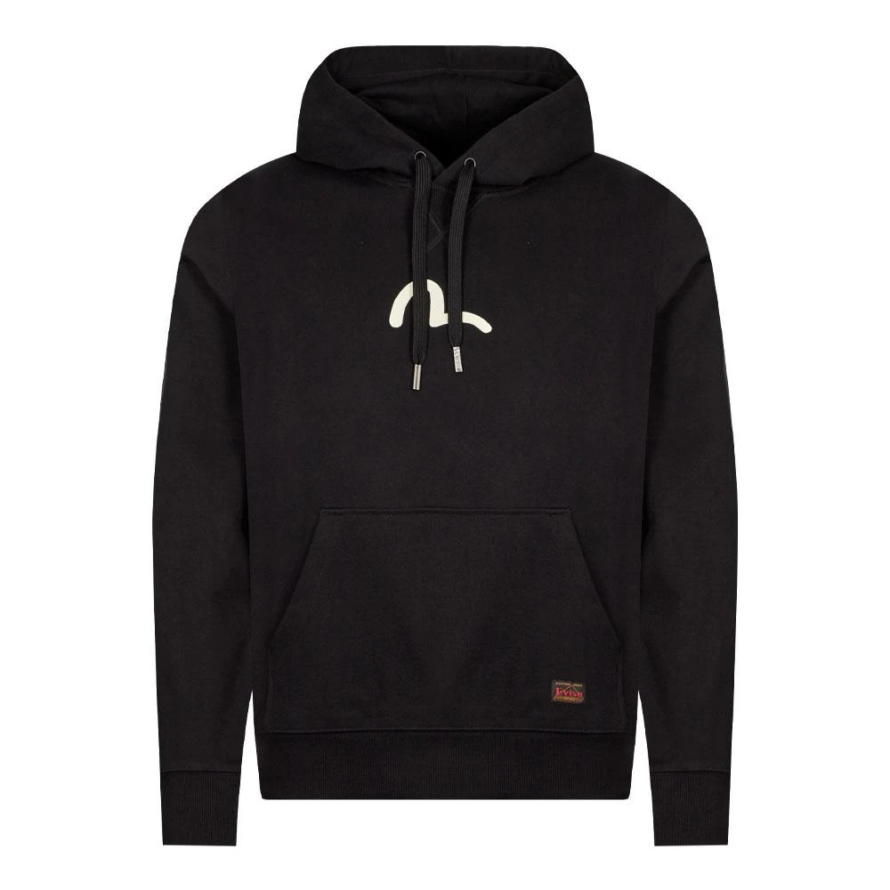 商品Evisu|Evisu Seagull Print Hoodie - Black,价格¥850,第1张图片