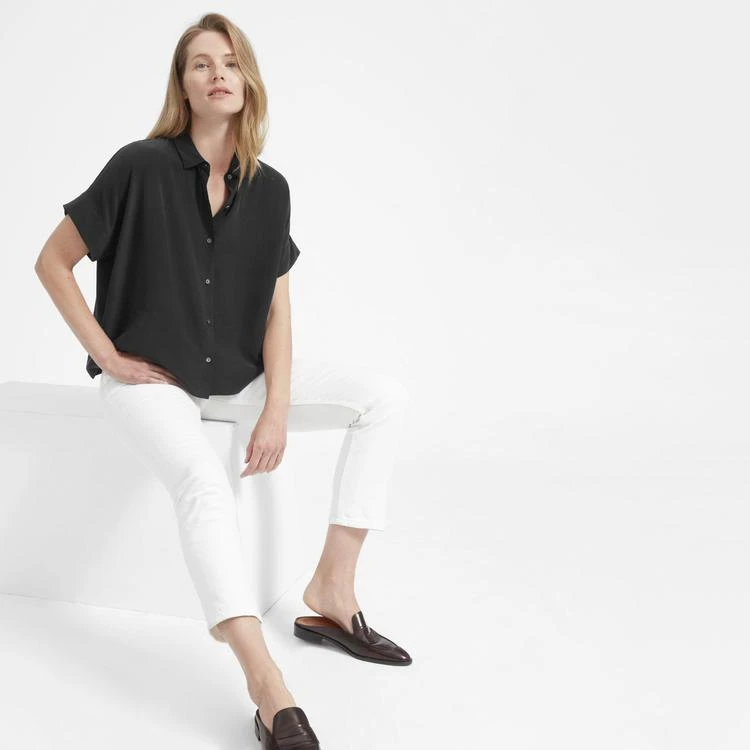 商品Everlane|真丝短袖衬衫,价格¥391-¥435,第1张图片