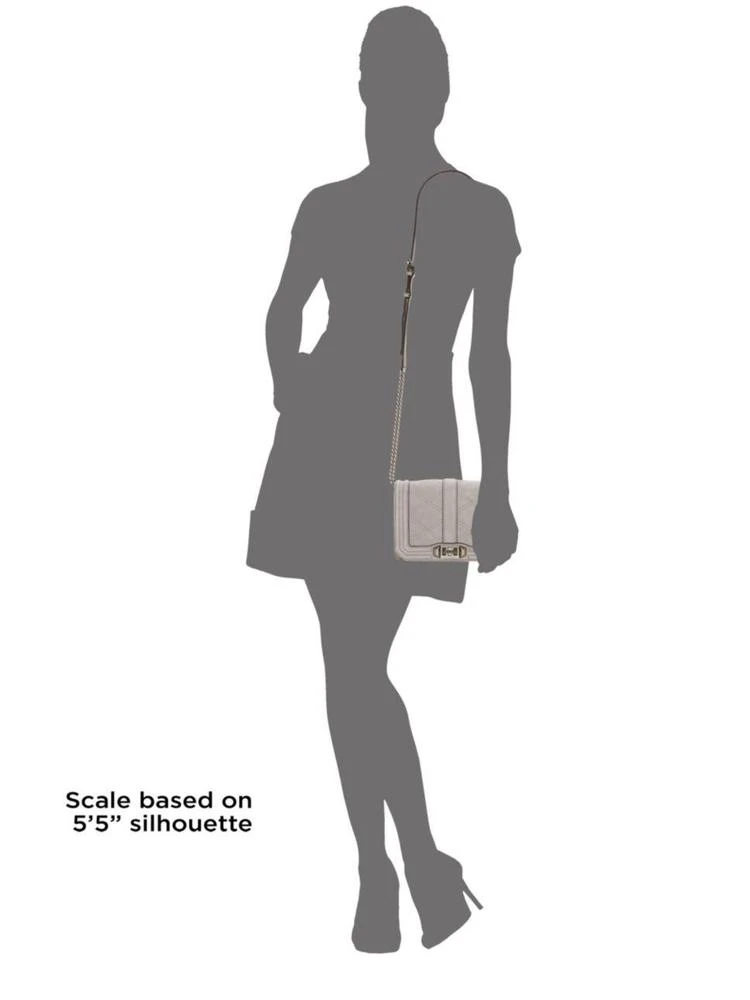 商品Rebecca Minkoff|Love 小号真皮斜挎包,价格¥583,第3张图片详细描述