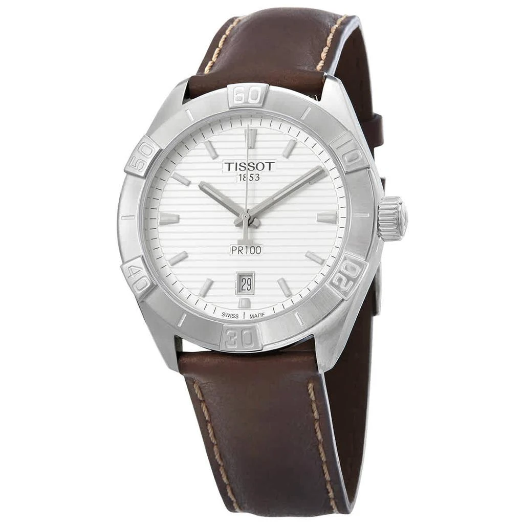 商品Tissot|PR100 Quartz Silver Dial Men's Watch T101.610.16.031.00,价格¥1537,第1张图片
