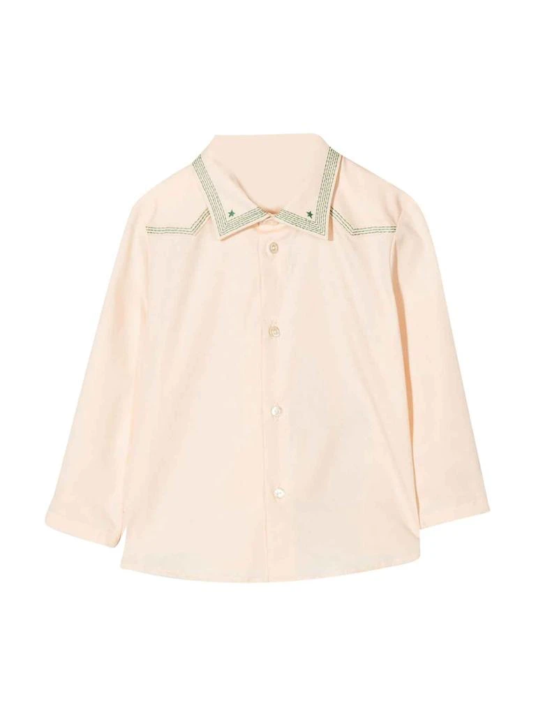 商品Gucci|Gucci Ivory Shirt Baby Boy,价格¥3220,第1张图片