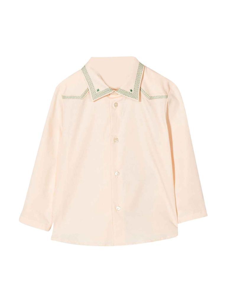 商品Gucci|Gucci Ivory Shirt Baby Boy,价格¥2986,第1张图片