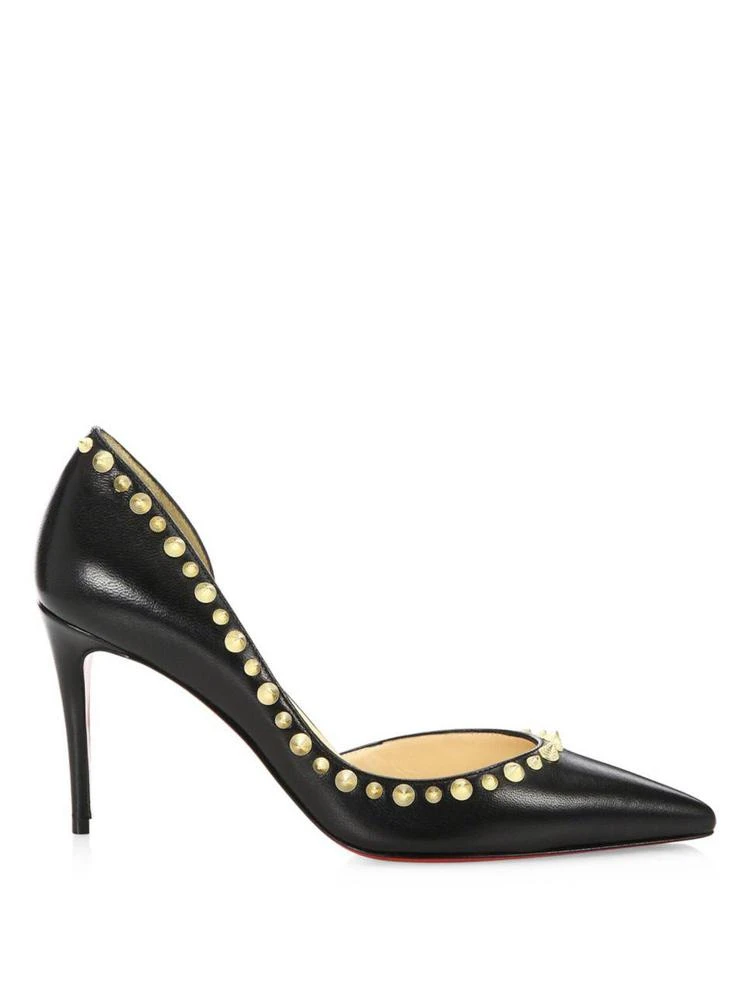 商品Christian Louboutin|Irishell 85 尖头铆钉红底鞋,价格¥6311,第5张图片详细描述