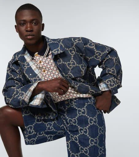商品Gucci|Jumbo GG Pineapple夹克,价格¥25839,第5张图片详细描述