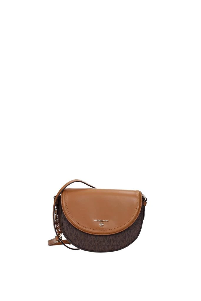 商品Michael Kors|Crossbody Bag jet set charm md Fabric Brown Acorn,价格¥751,第1张图片