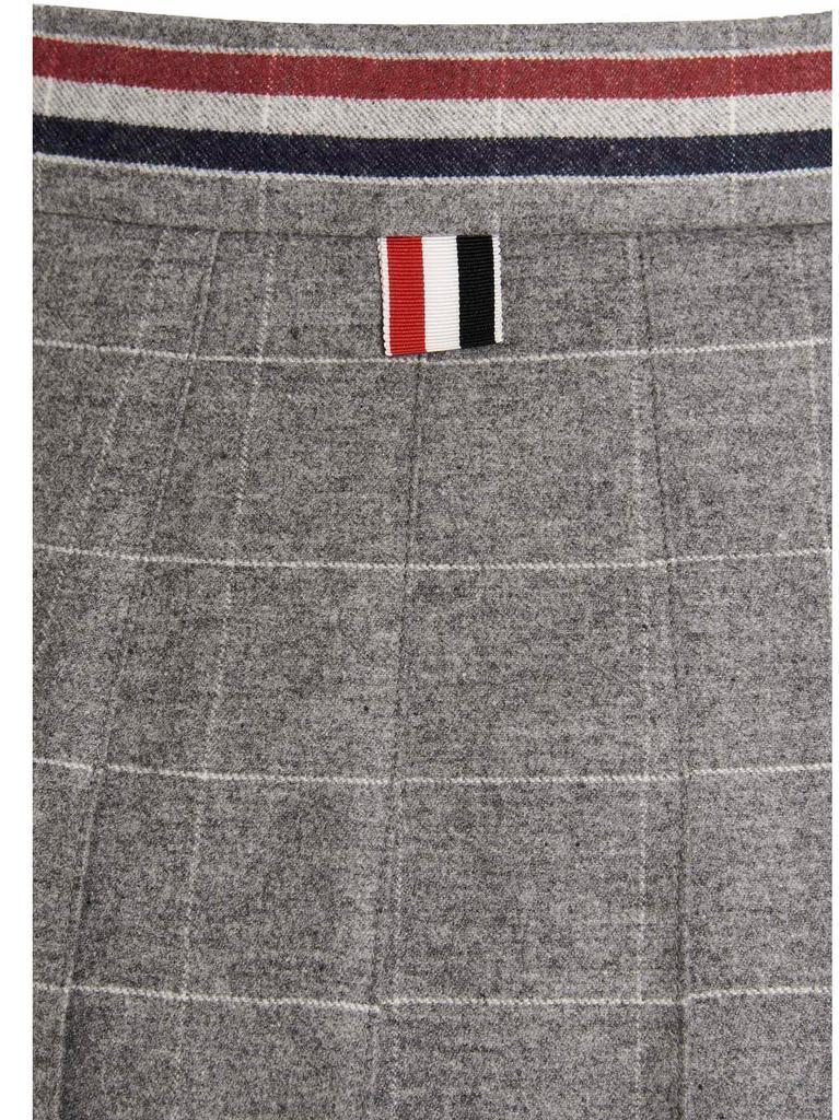 商品Thom Browne|Pleated plaid plaid skirt,价格¥9058,第6张图片详细描述